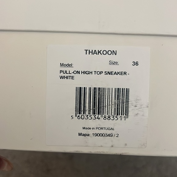THAKOON Classic HighTop Sneaker Size 36 - Picture 6 of 6
